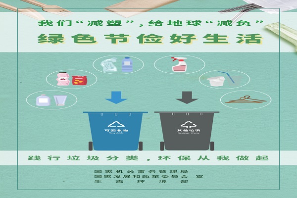 我们“减塑”，给地球“减负”
